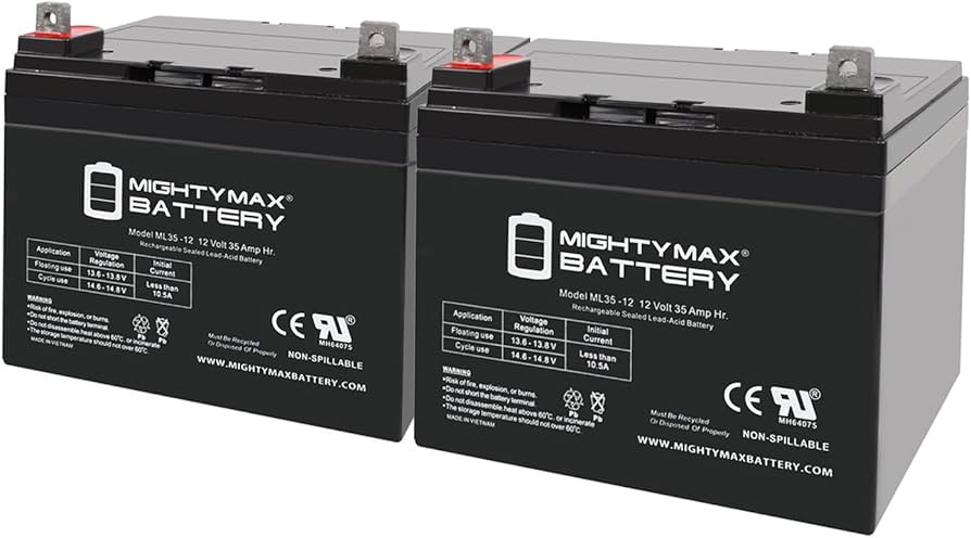 Amazon.com: Mighty Max Battery ML35-12 - 12V 35AH Battery for